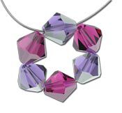 Circle of bicones on cord